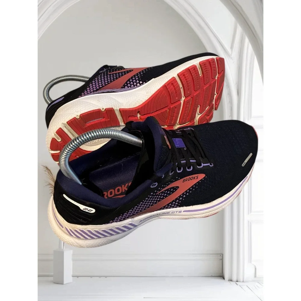 Brooks Women's Navy Purple Coral Running Shoes
